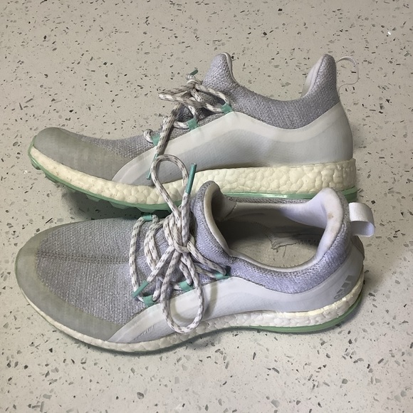 Adidas Womens GOLF Pureboost Xg 2 BB8013  Size 7.5 INSOLES MISSING - Picture 6 of 8